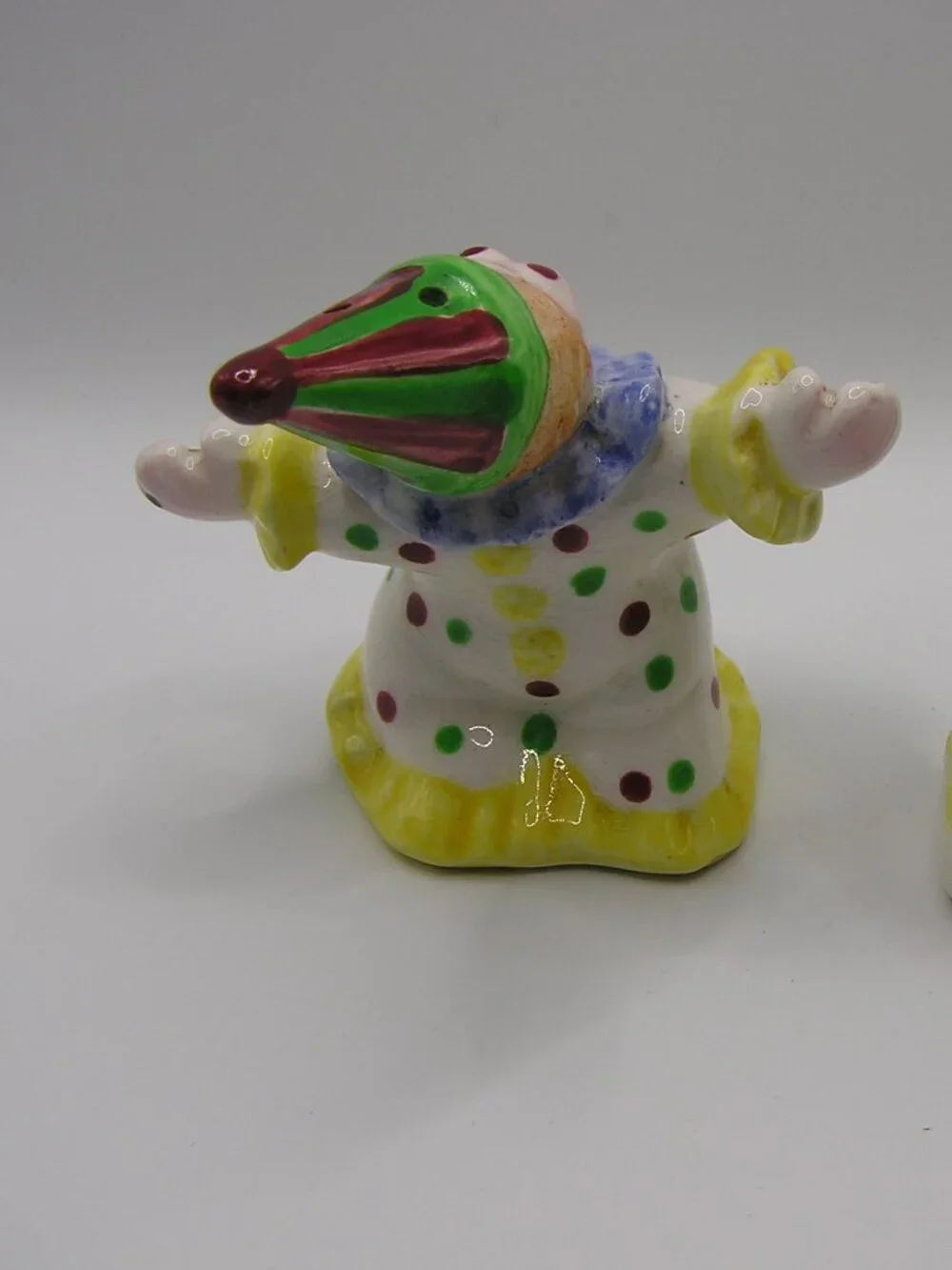 Vintage Made in Japan Tumbling Clown Salt and Pepper Set